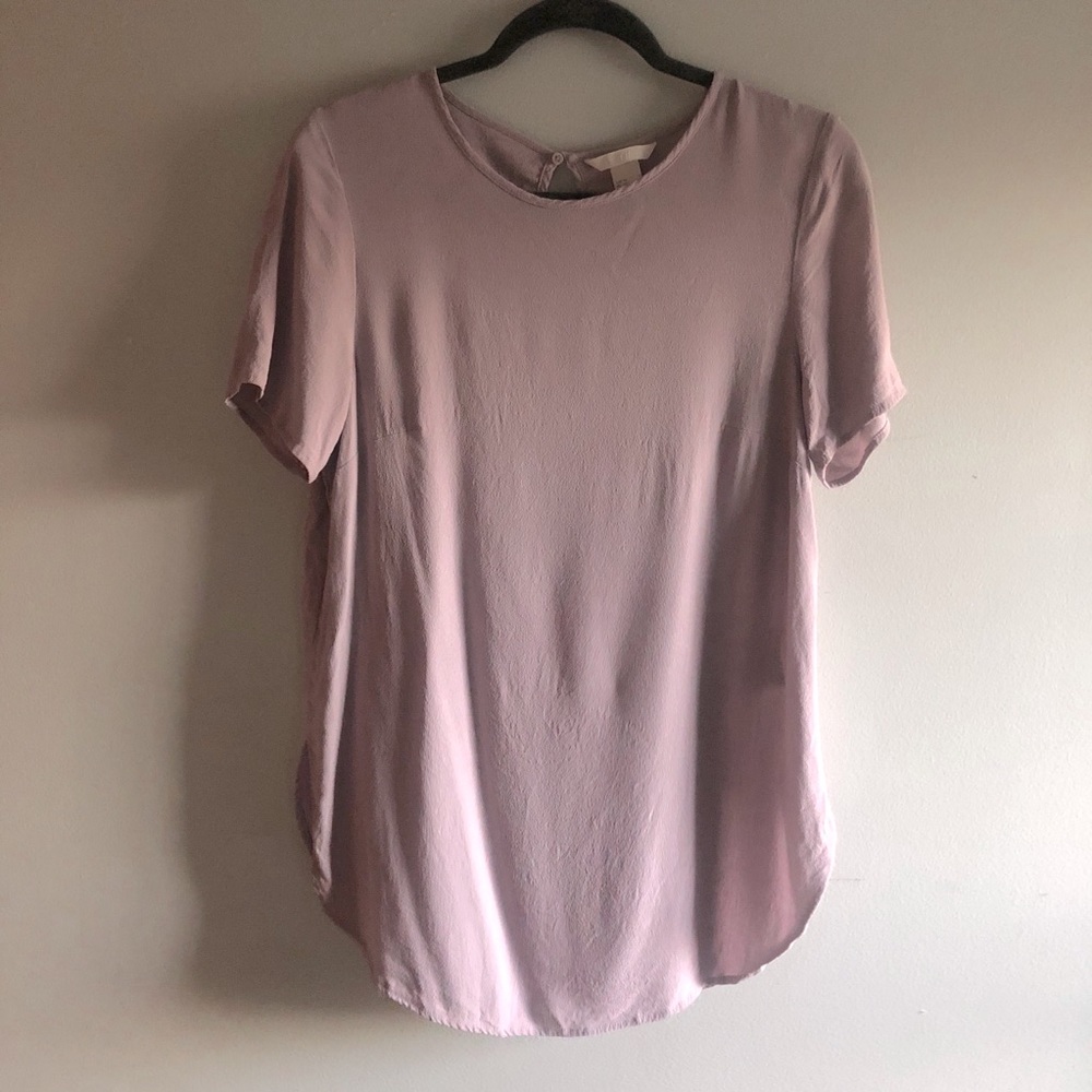Lavender H&M blouse
